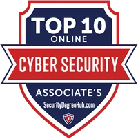 Top 10 online cyber security associates degrees by securitydegreehub.com